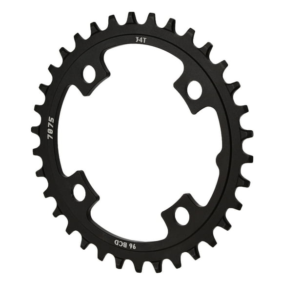 Sunrace CRMX0 34t alloy chainring, black