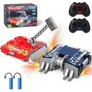 Sunrad 2.4GHz Remote Control Battle Robots, STEM 2 Player Fighting Robot Toy Birthday Gifts for Boys and Girls Ages 5+