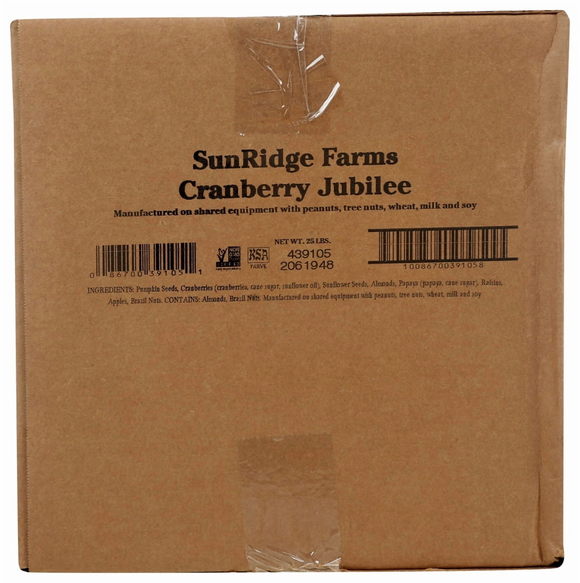 Sunridge Farm Eb Trail Mix Jubilee Cranberry 25 Lb - Walmart.com