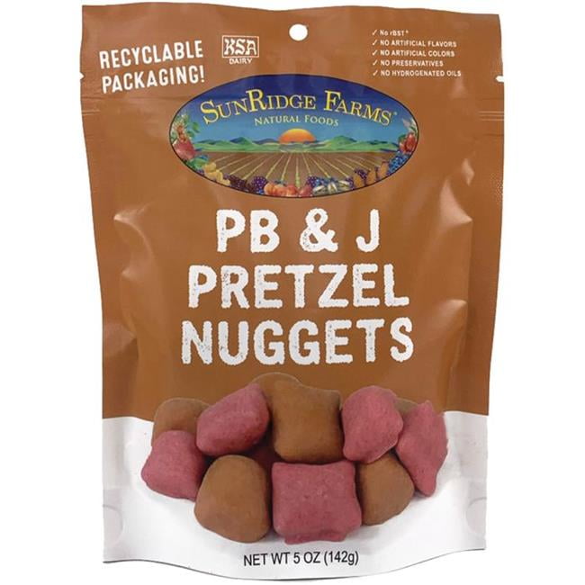 Sunridge Farms 533089 5 oz Peanut Butter & Jelly Pretzel Nuggets
