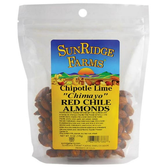 Sunridge Farms 533070 Chipolte, Lime & Red Chile Almonds