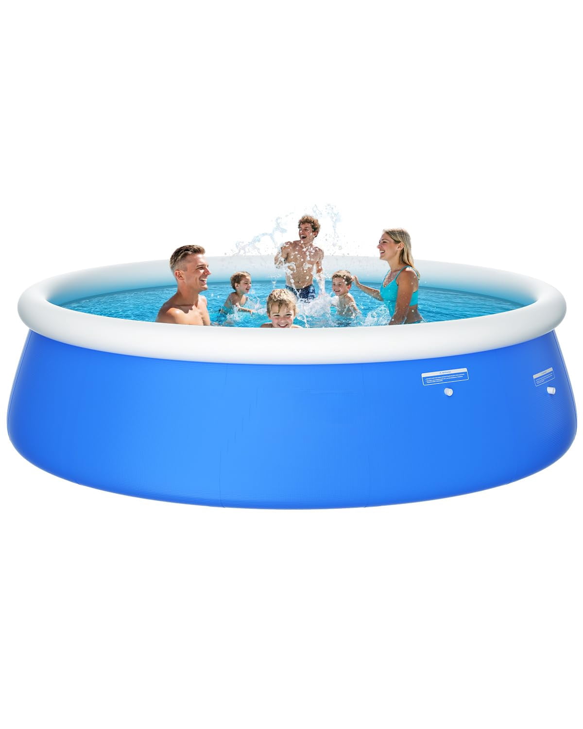 Sunrio Inflatable Above Ground Swimming Pool, Round Top Ring, Easy Set Up Outdoor, 10' x 30"