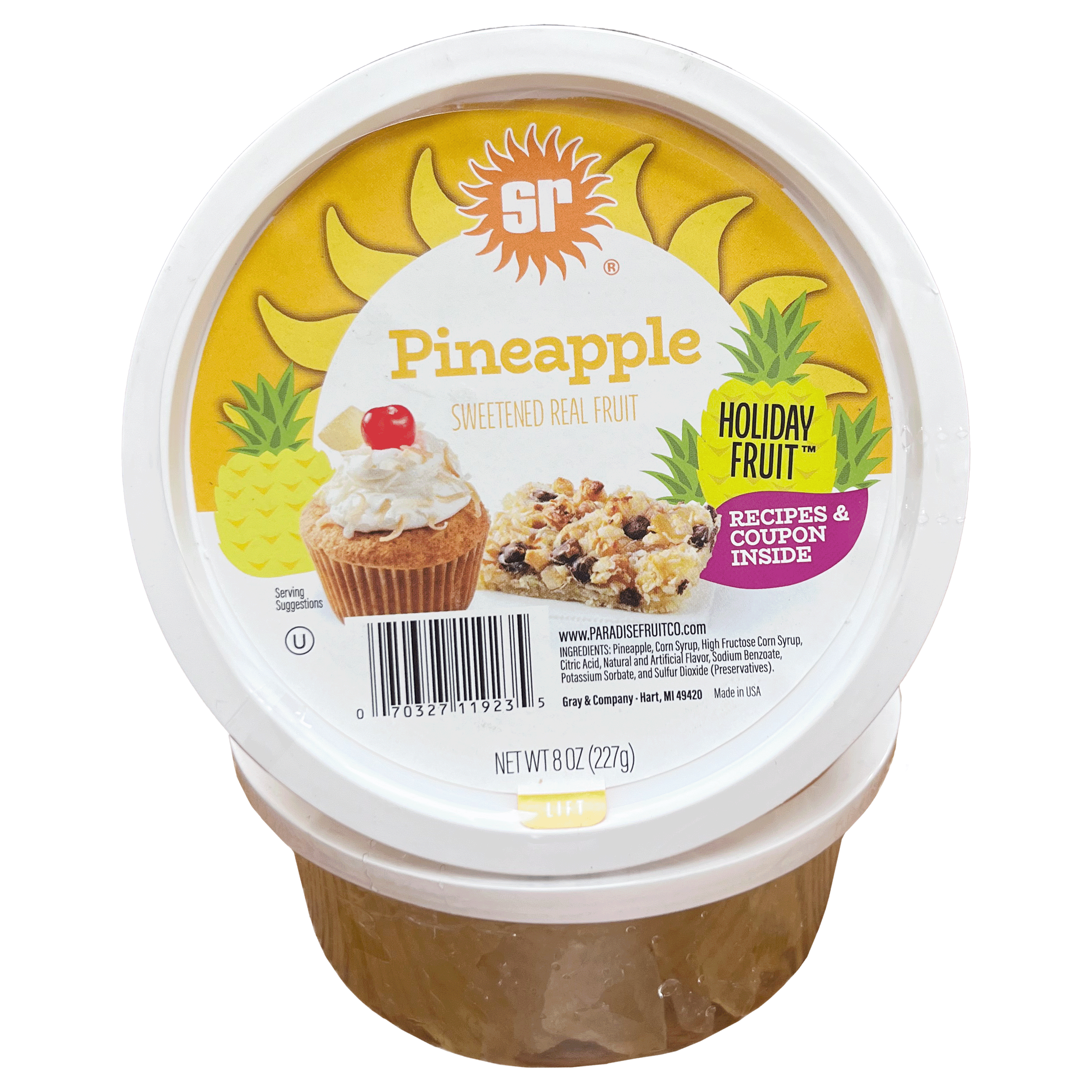 Sunripe Candied Pineapple, 8 oz