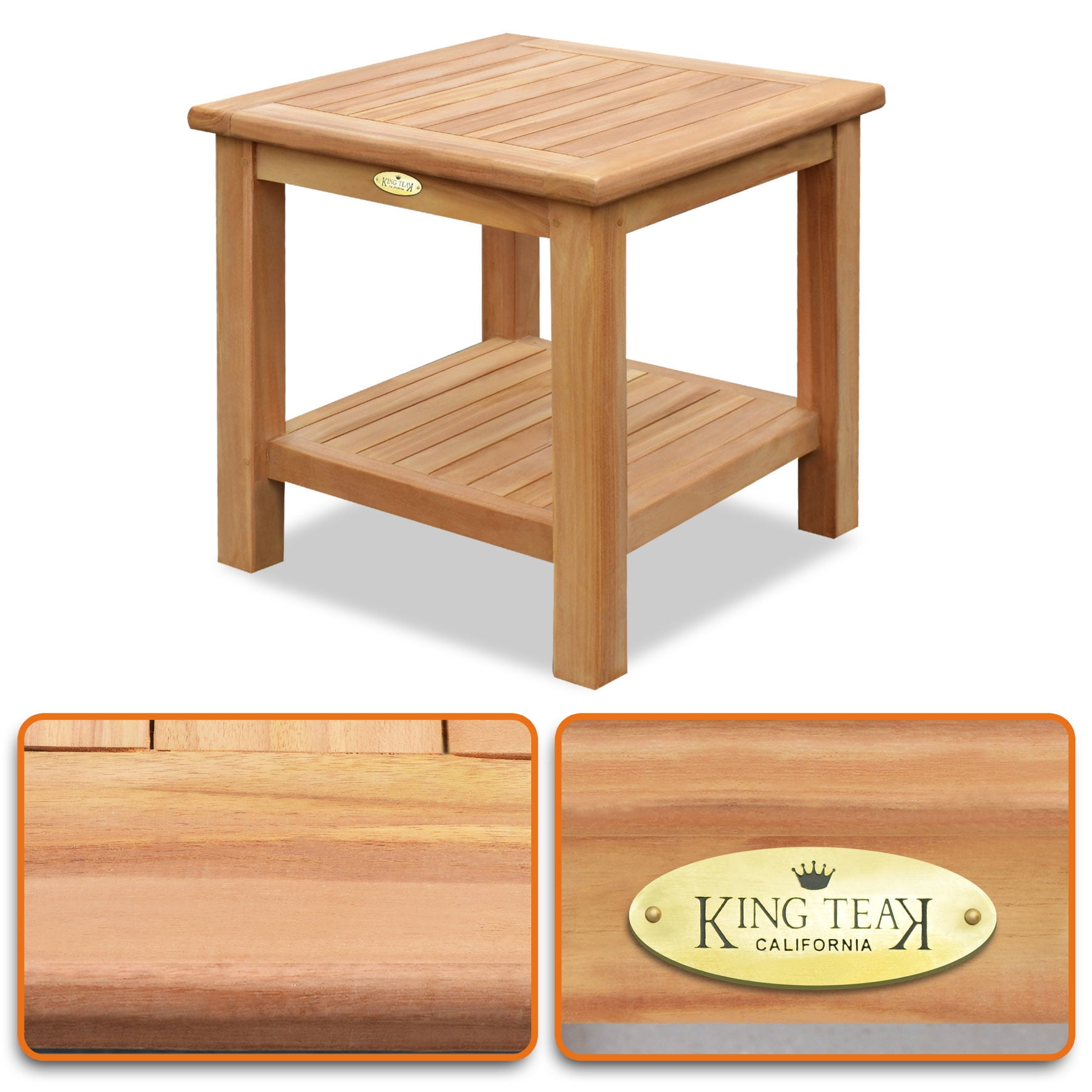 Meridian Furniture Acacia Square End Table - Gold Meridian Furniture Acacia Square End Table - Gold