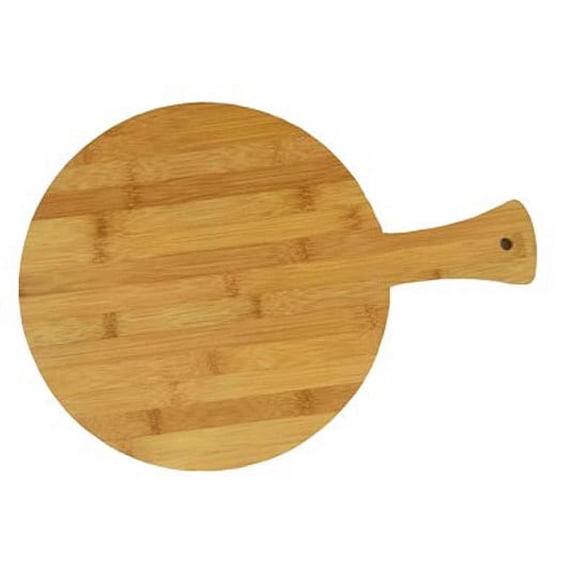 Sunrise 12" Diameter Round Bamboo Pizza Board