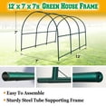 thumbnail image 1 of Sunrise 12'x7'x7' Large Walk-In Outdoor Gardening Plant Greenhouse Replacement Part - Frame only, 1 of 8