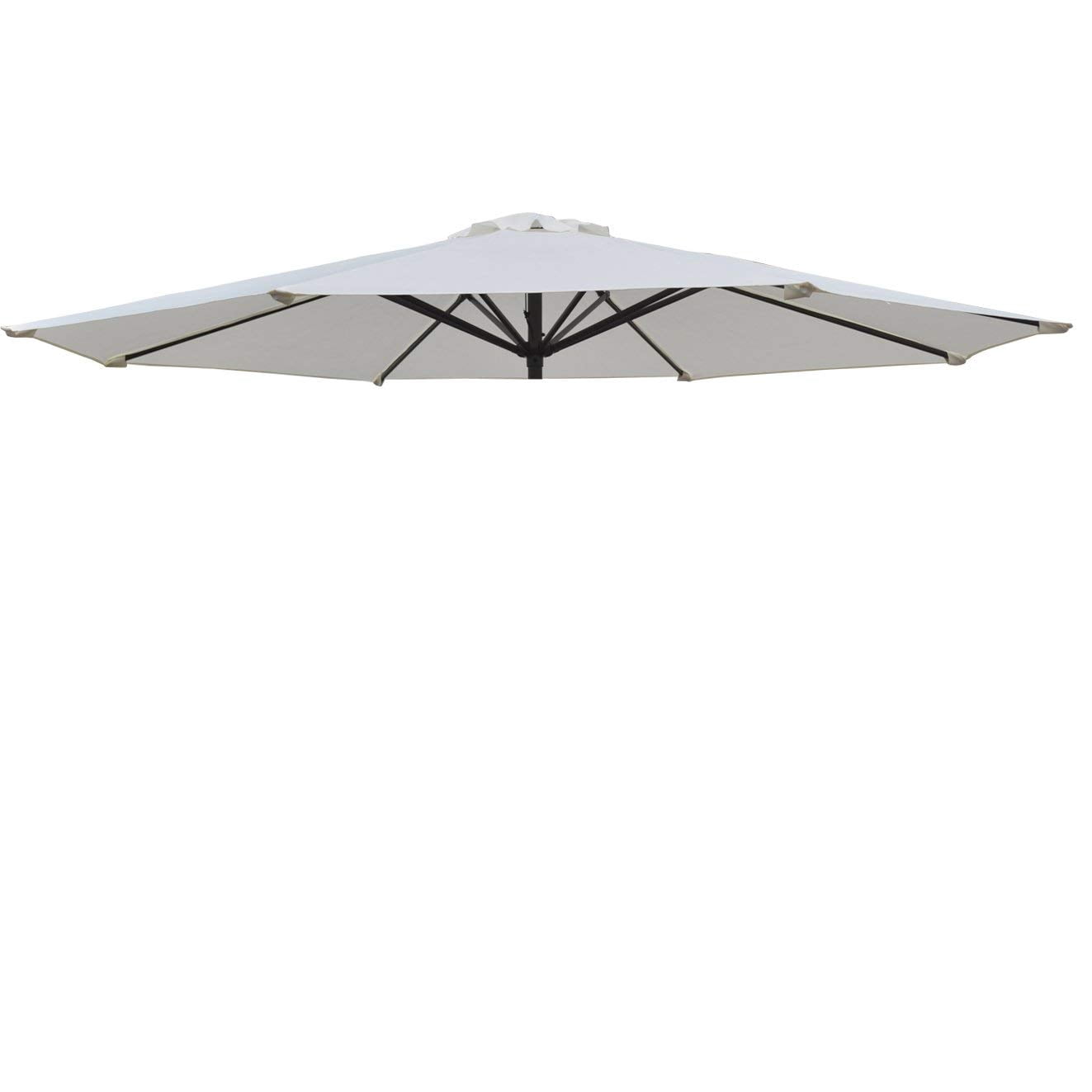 Sunrise 13ft 8 Ribs Outdoor, Patio Umbrella Cover Canopy, Replacement Cover Top, Ecru (Cover Only, Umbrella Frame not Included)