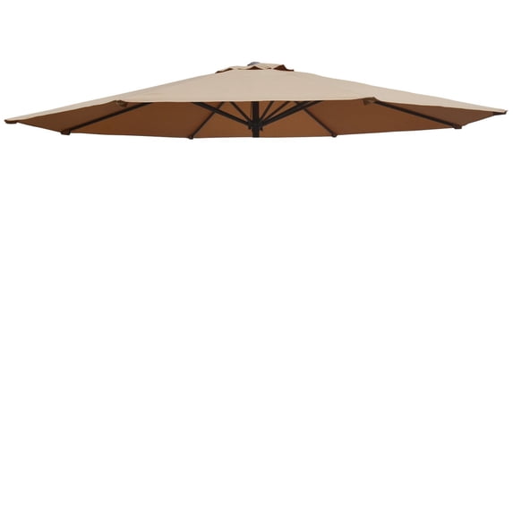 Sunrise 13ft 8 Ribs Outdoor, Patio Umbrella Cover Canopy, Replacement Cover Top, Tan (Cover Only, Umbrella Frame not Included)
