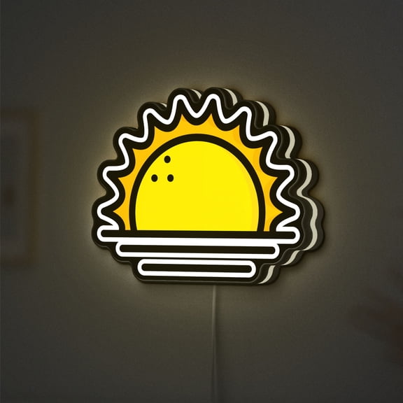 Sunrise 3D Novelty Light Box, Warm Nature-Inspired Decor for Bedrooms, Living Spaces, and Peaceful Mornings (Height 20 inch, 50cm)