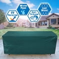 thumbnail image 1 of Sunrise 72"x30"x29" Outdoor Patio Garden Table Furniture Set Protector, Furniture Cover, Green, 1 of 9