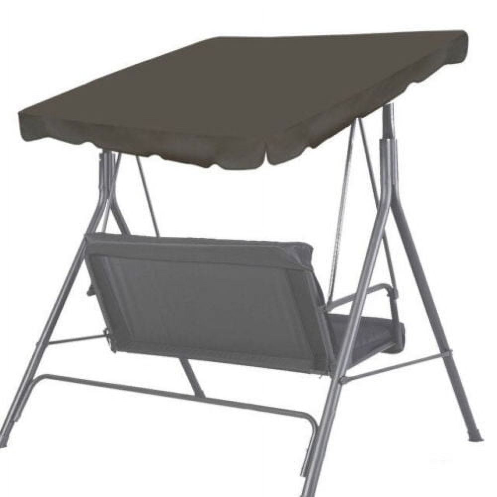 Sunrise Umbrella 73" x 52" Gray Patio Swing Cover, UV Resistant