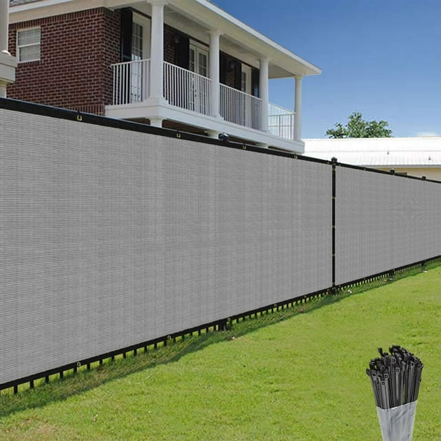 Sunrise 8' X 244' Privacy Fence Screen With Grommets, Outdoor ...