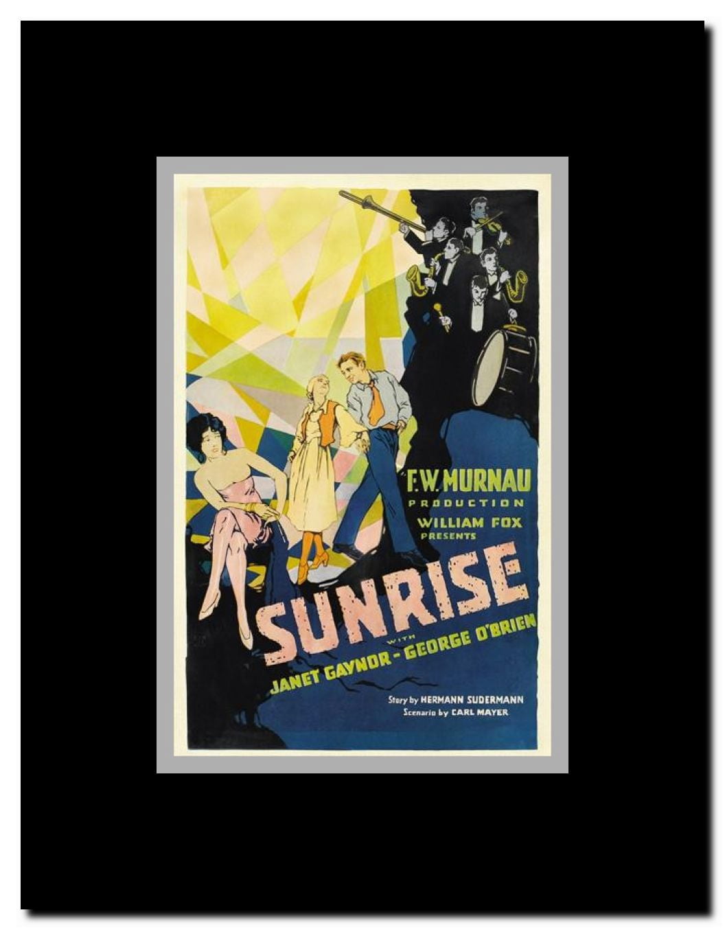 Sunrise: A Song of Two Humans Framed Movie Poster