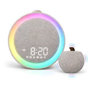 Sunrise Alarm Clock, Bug Hull White Noise Sound Machine for Bedroom | Natural Wake-Up Light with Bed Shaker
