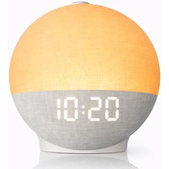 Sunrise Alarm Clock with Sound Machine, Natural Wake Up Light with Night Light, 30 Sleep Sounds, White Noise Machine Alarm Clocks for Bedrooms, Heavy Sleepers$$Home Decor, Kitchen, & Other
