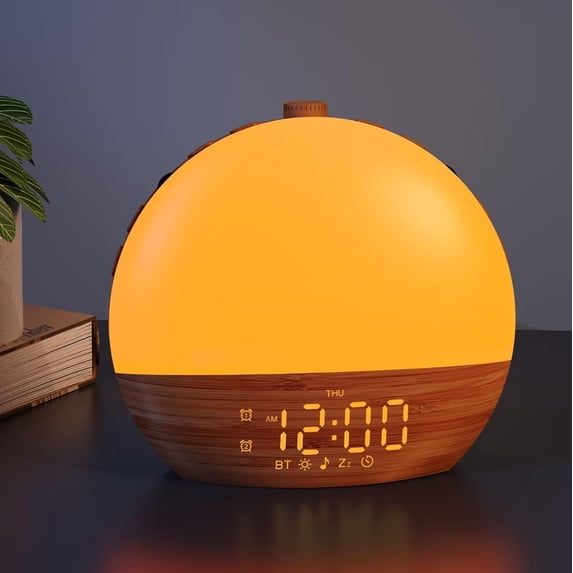 Sunrise Alarm Clock with Sound Machine - Natural Wake-Up Gradual Light ...