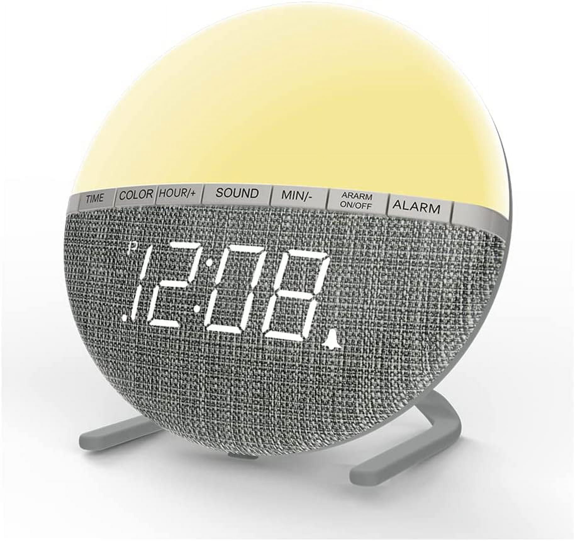 Sunrise Alarm Clock, Wake Up Light for Kids Heavy Sleepers, LED Night