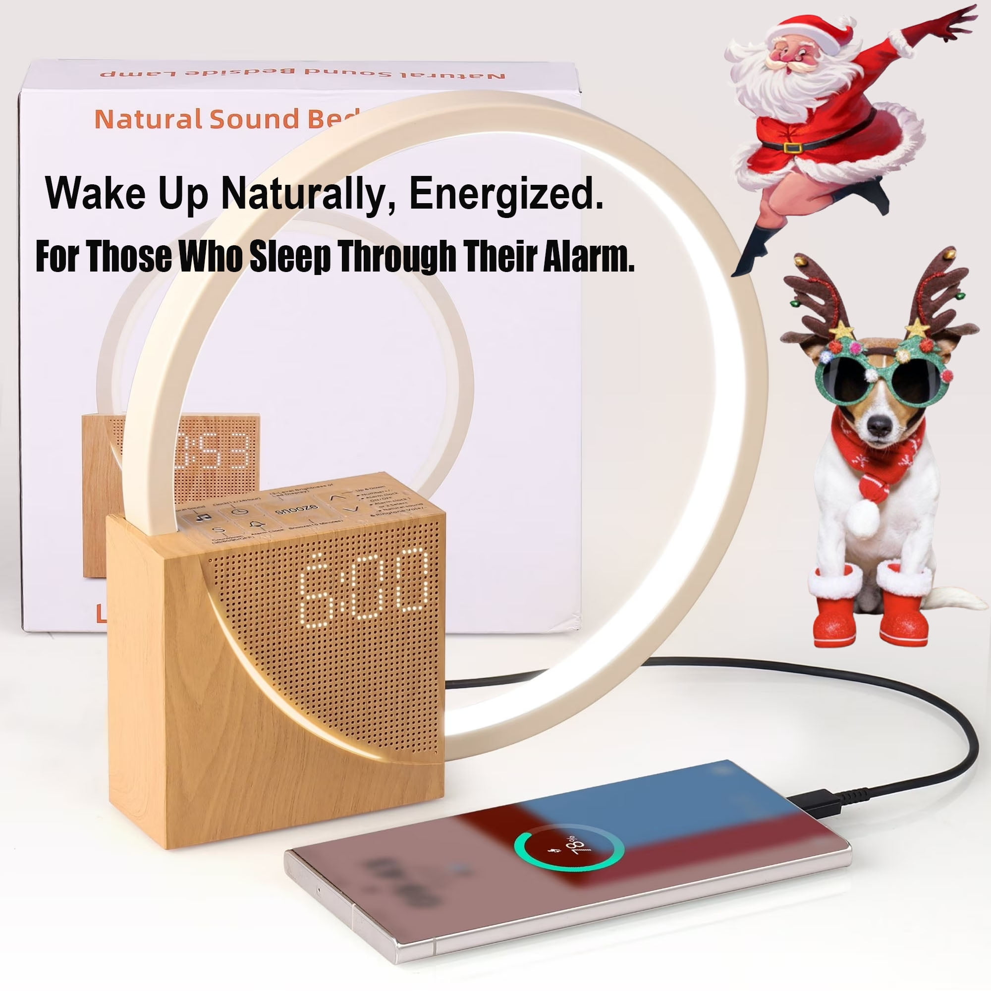 Sunrise Alarm Clock for Heavy Sleepers Adults, Wake-up Light