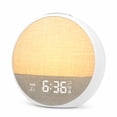 thumbnail image 1 of Sunrise Alarm Clock with sunrise simulation, sunrise alarm clock with sound machine, gentle alarm clock with light for bedrooms, sound machine for sleep, white noise alarm clock for heavy sleepers, 1 of 8