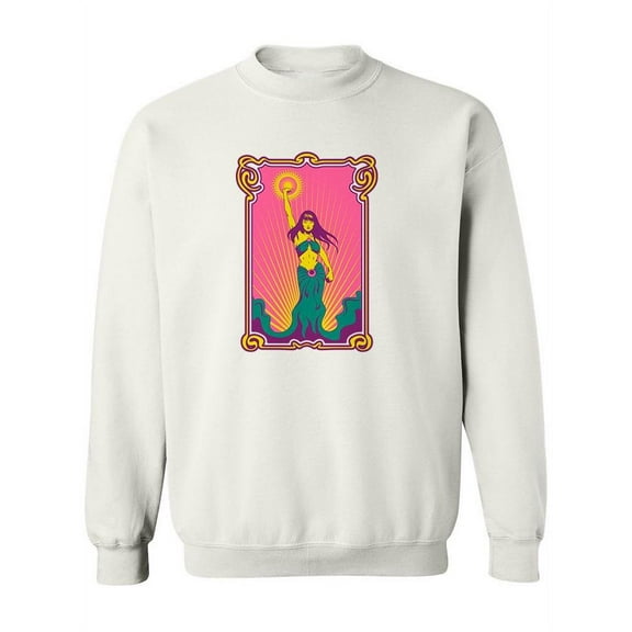 Sunrise And Woman Sweatshirt Women -Image by Shutterstock, Female 5X-Large