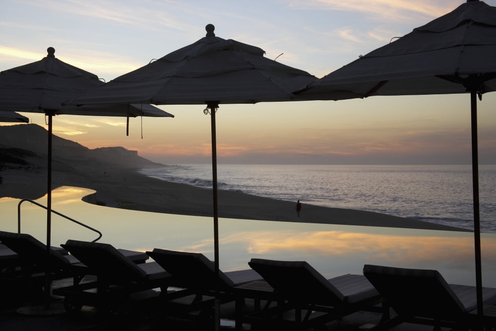 Sunrise At Beach Of Los Cabos Canvas Art - Carlos Sanchez Pereyra Design Pics (38 x 24)