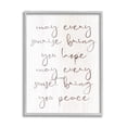 thumbnail image 1 of Sunrise Bring You Hope Uplifting Phrase Inspirational Graphic Art Gray Framed Art Print Wall Art, 1 of 7