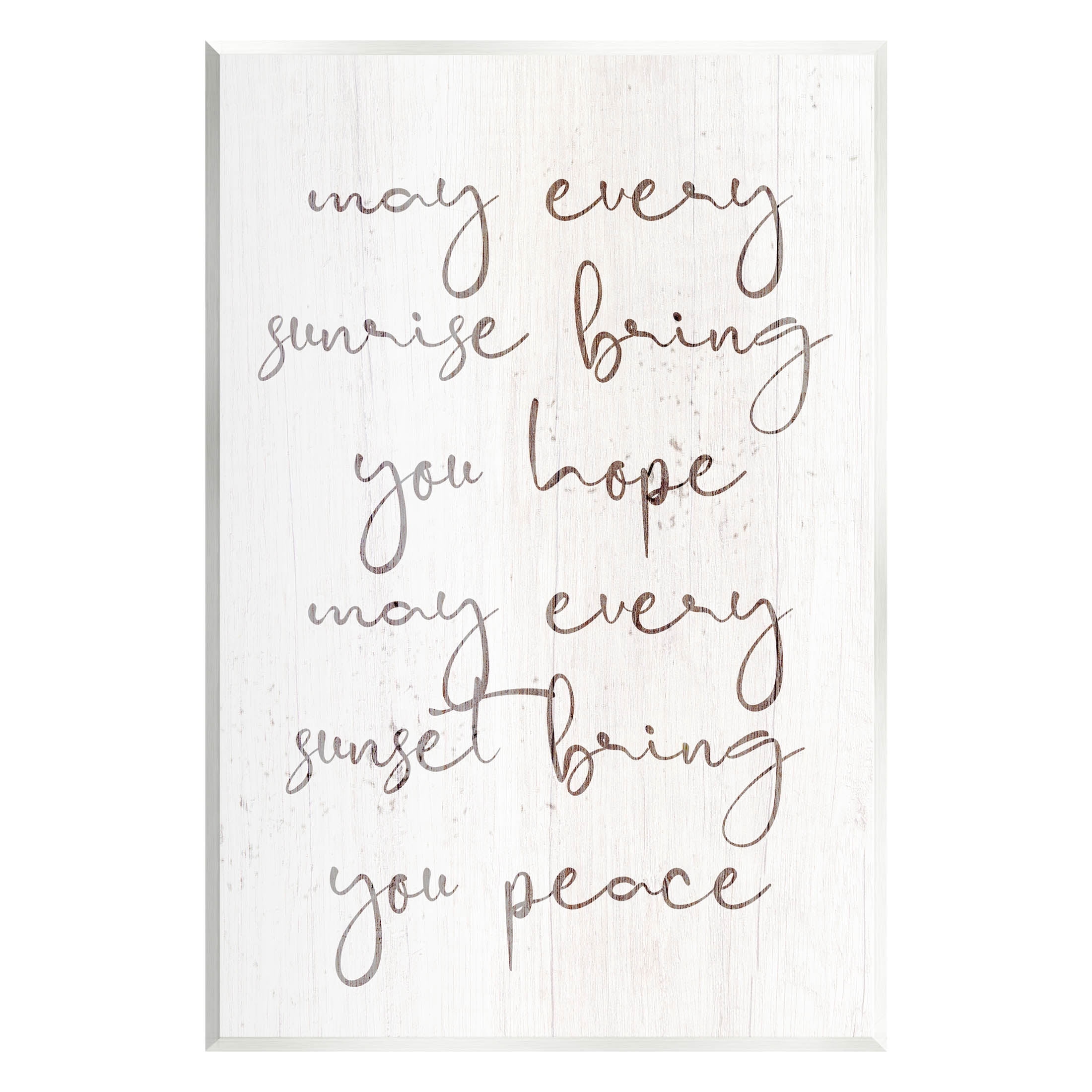 Sunrise Bring You Hope Uplifting Phrase Inspirational Graphic Art Unframed Art Print Wall Art