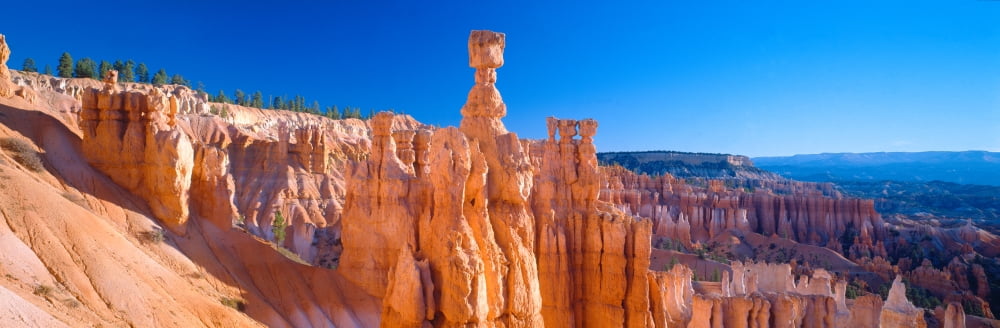 Sunrise Bryce Canyon National Park Southern Utah Canvas Art - Panoramic Images (36 x 12)