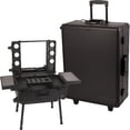thumbnail image 1 of Sunrise C6011PPAB Black Studio Makeup Case With LED, 1 of 4