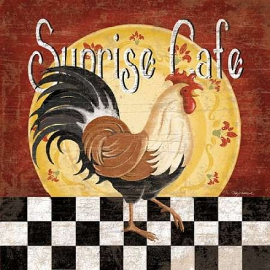 Sunrise Caf?? Canvas Art - Kathy Middlebrook (24 x 24)