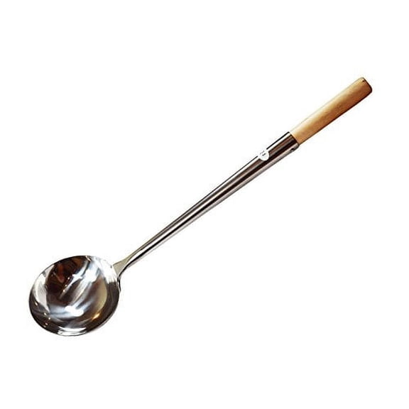 Sunrise Commercial Grade Wok Ladle 18.5" (Size #2) w/ Pin