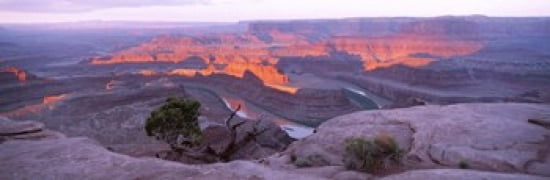 Sunrise Deadhorse State Park Utah USA Canvas Art - Panoramic Images (36 x 12)
