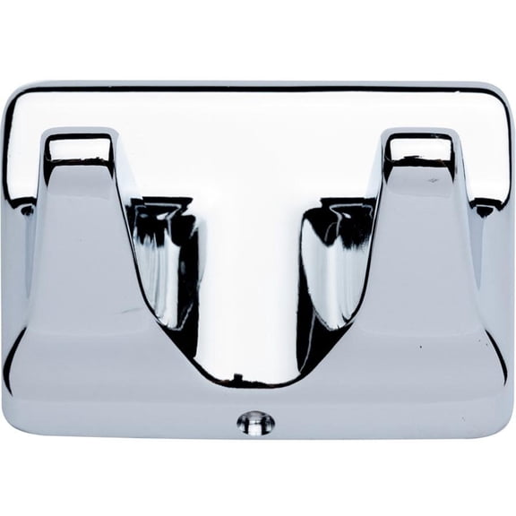 Sunrise Double Robe Hook, Polished Chrome