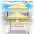 thumbnail image 1 of Sunrise Ez pop Up Instant Canopy 10'X10' Replacement Top Gazebo, 1 of 8