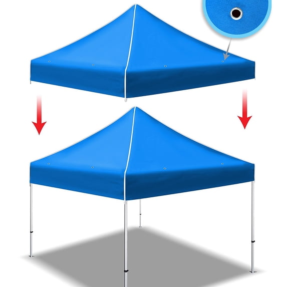 Sunrise Ez pop Up Instant Canopy 10'X10' Replacement Top Gazebo