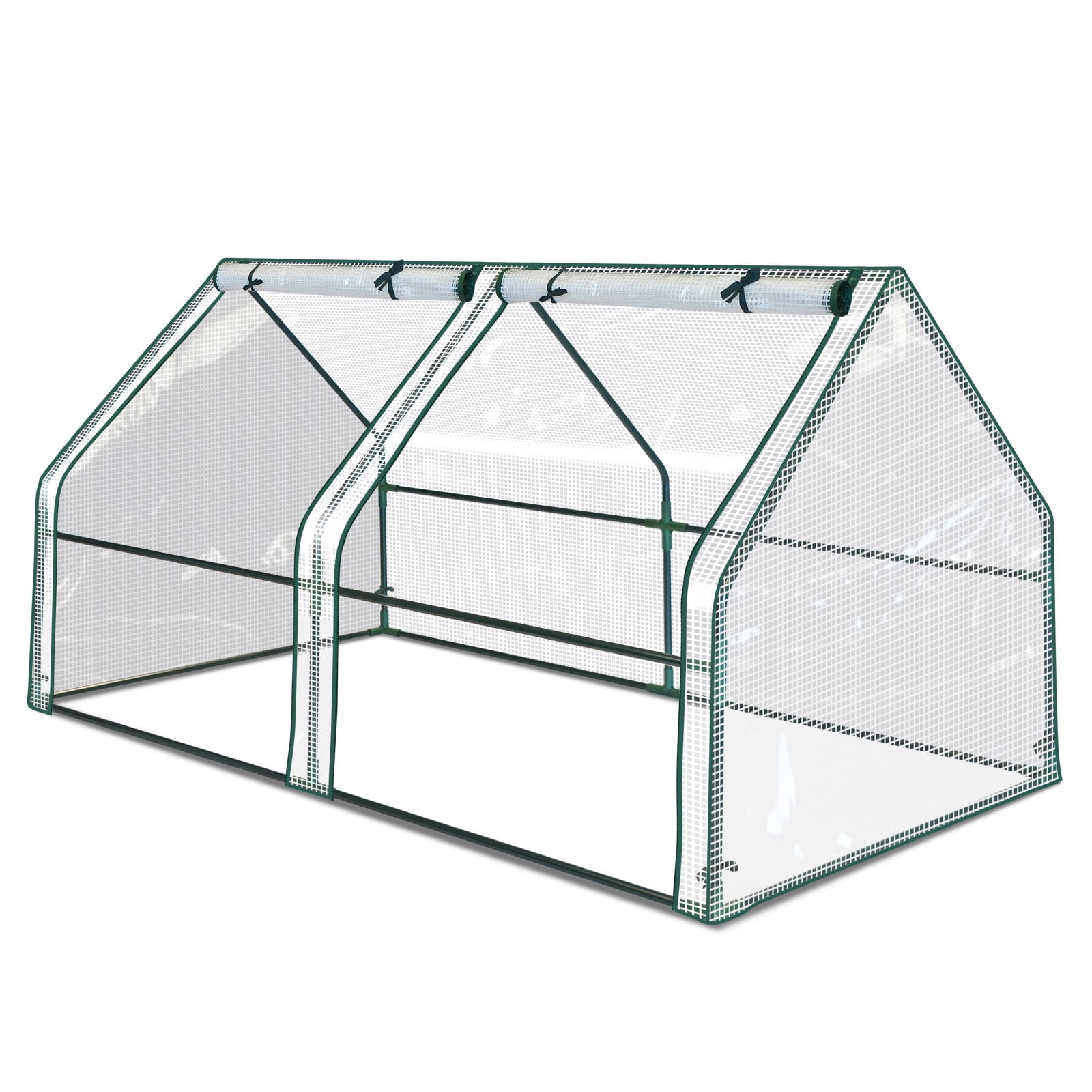 Sunrise Garden Flower Greenhouse Portable Mini Greenhouse House Yard for Plants/Vegetables (3'x6'x3')