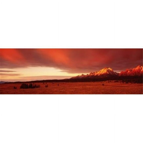 Sunrise Grand Teton National Park WY USA Poster Print by - 36 x 12