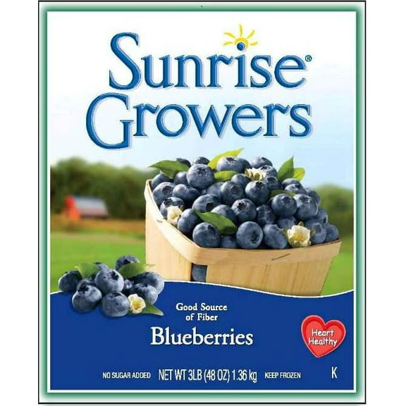 Sunrise Growers 48 Oz Iqf Blueberries
