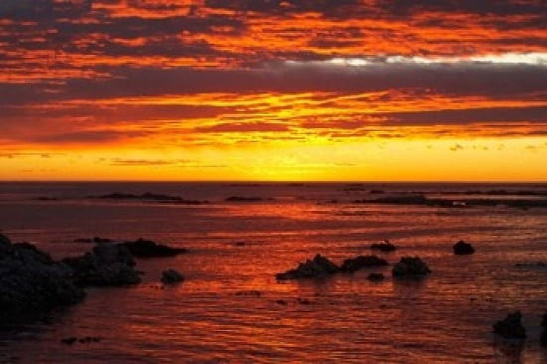 Sunrise Kaikoura South Island New Zealand Canvas Art - David Wall DanitaDelimont (17 x 11)