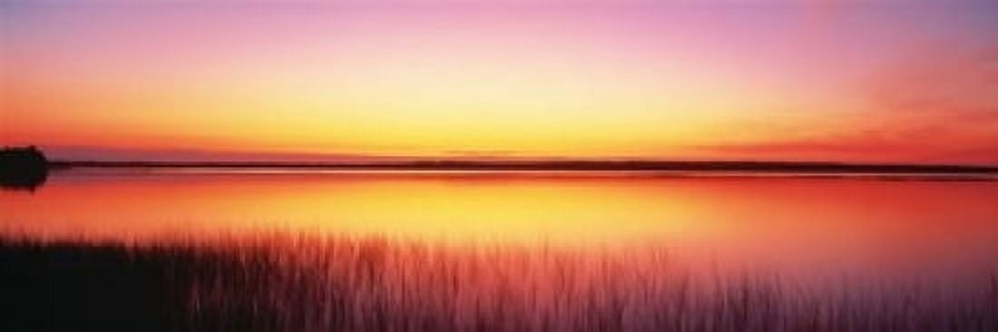 Sunrise Lake Michigan Door County WI Canvas Art - Panoramic Images (18 x 6)