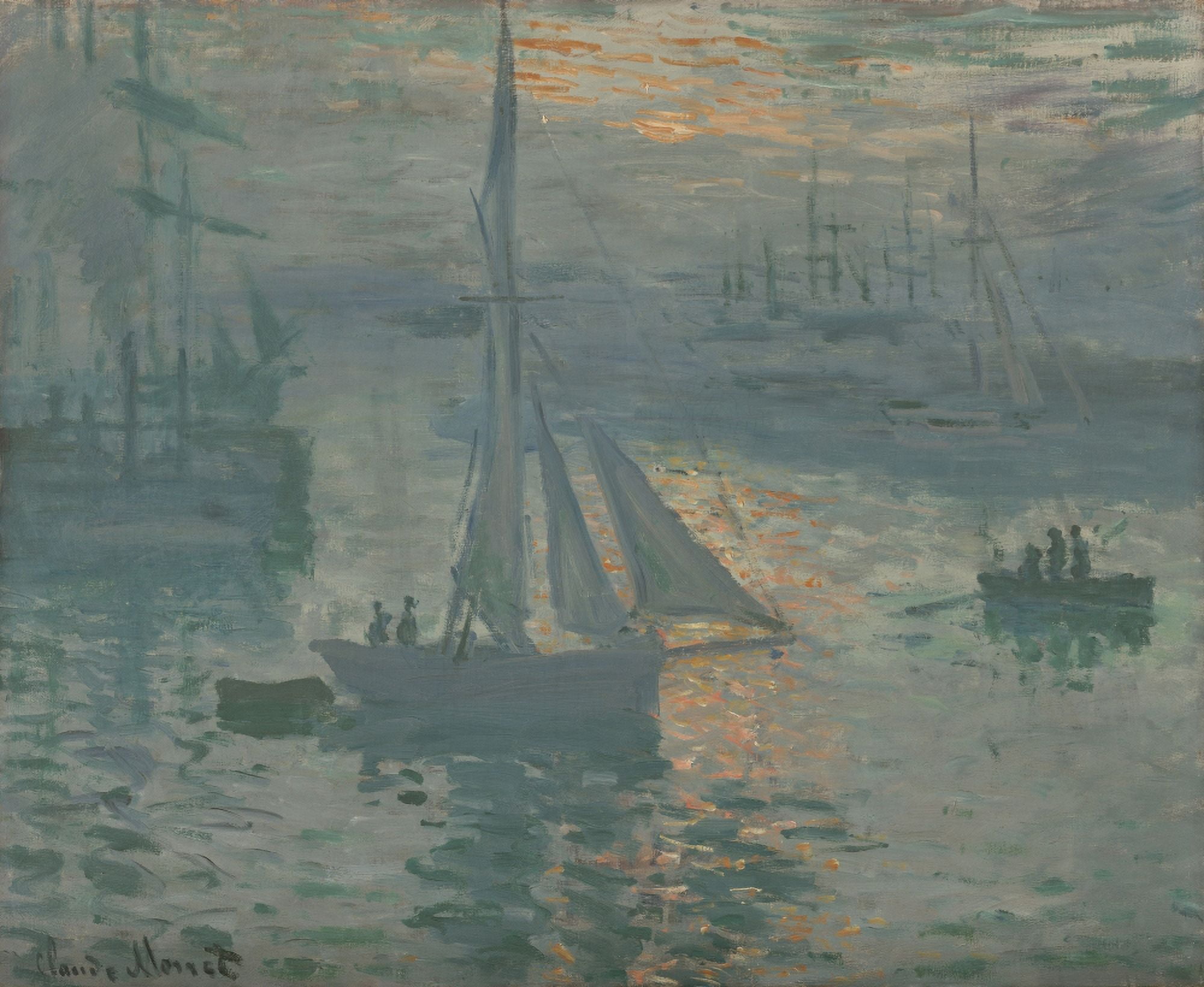Sunrise (Marine) Canvas Art -  (24 x 18)