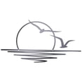 thumbnail image 1 of Sunrise Metal Wall Art, Sun and Seagulls Wall Decor, Metal Wall Decor, Abstract Sunset H ma2591, 1 of 6