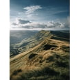 thumbnail image 1 of Sunrise Mountain Path Canvas Print Cafe Kitchen Home Wall Art, 1 of 8