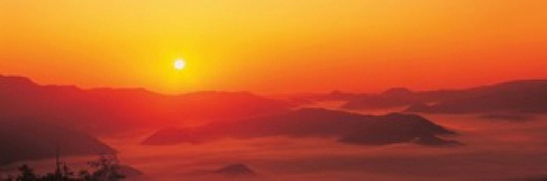 Sunrise Mt Taisetsu National Park Hokkaido Japan Canvas Art - Panoramic Images (18 x 6)