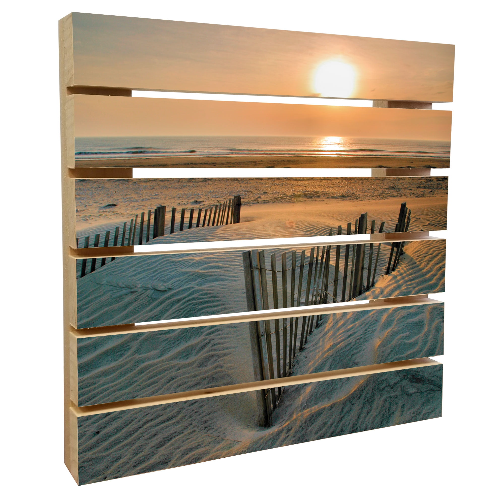 Sunrise Over Hatteras Wood Pallet Art