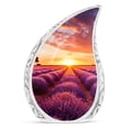 thumbnail image 1 of Sunrise Over Lavender Field Large Urns For Human Ashes Adult Male - Cremation Urn For Adults - Decorative Urns - Urns For Women Human Ashes - Ashes Holder - Funeral Urn (Size - 10inch), 1 of 1