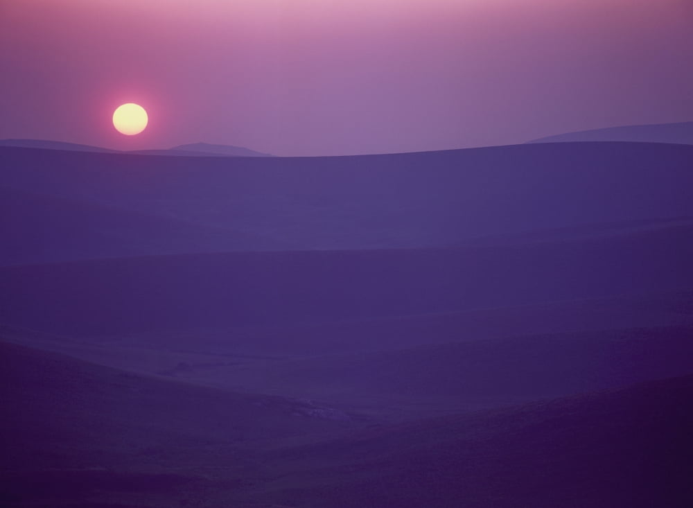 Sunrise Over Nyika PlateauMalawi Canvas Art - Ian Cumming Design Pics (36 x 26)