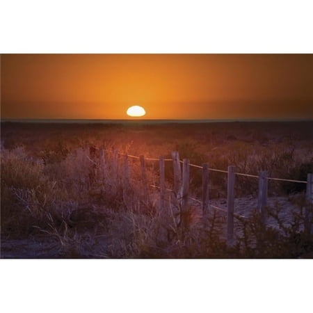 Sunrise Over The Pampa of Argentina - San Rafael, Mendoza, Argentina Poster Print, 19 x 12