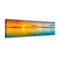 thumbnail image 1 of Sunrise Over The Sea Panorama, Scenic Stretched Canvas Wall Art by GoodOlga Sold by Art.Com, 1 of 5