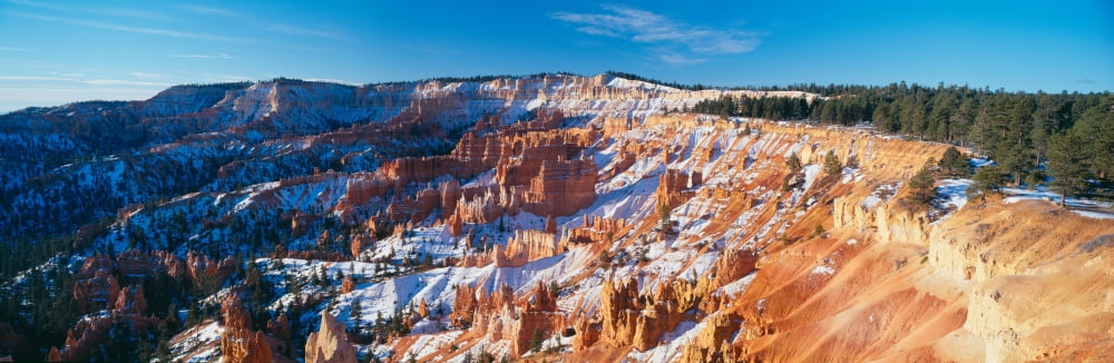 Sunrise Point at Sunrise Bryce Canyon National Park Southern Utah Canvas Art - Panoramic Images (27 x 9)